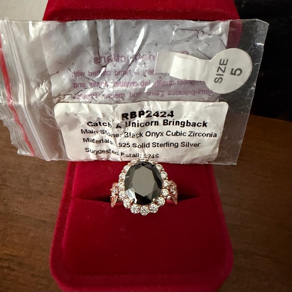 Ring Bomb Party RBP2424, .925 Sterling Silver, Rose Gold Plating - Size 5